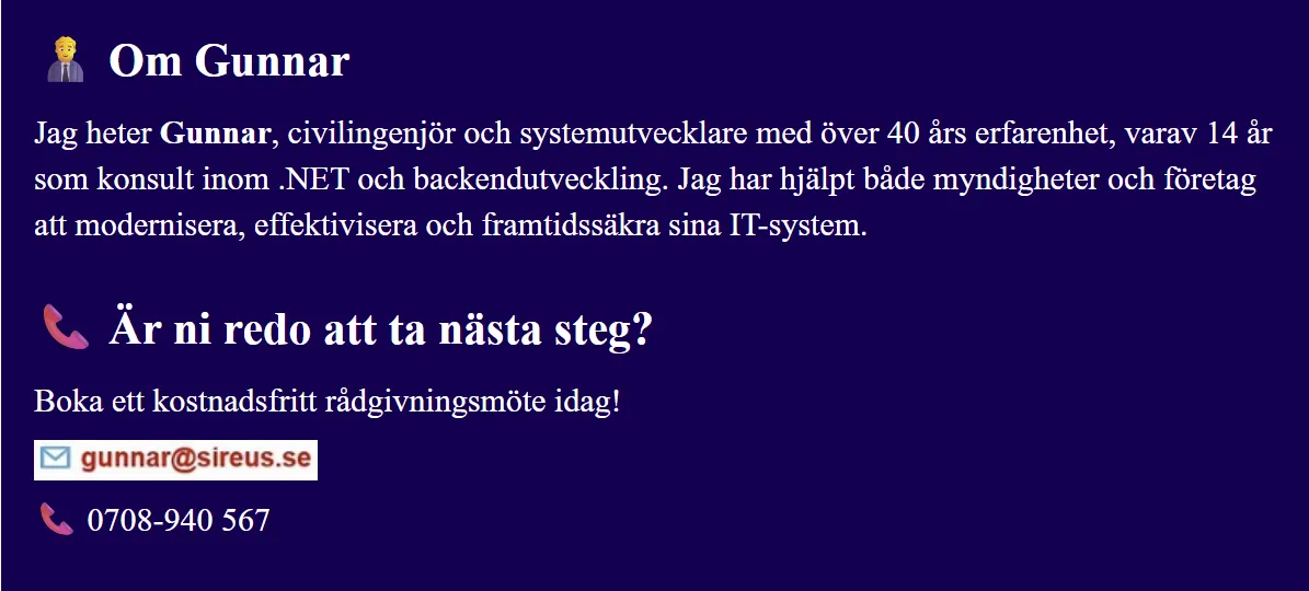 Modernisera era system snabbt och tryggt, vi omvandlar kodbasen till en stabil .NET Core-lösning.