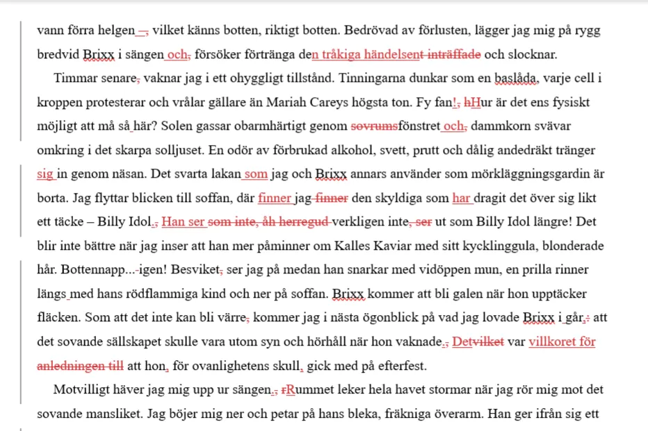 Jag hjälper dig med snabb korrekturläsning av kortare texter