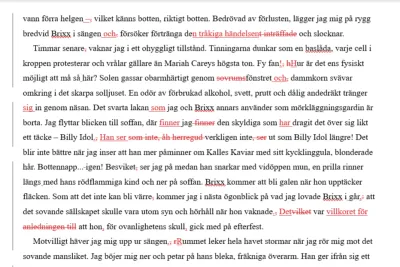 Jag hjälper dig med snabb korrekturläsning av kortare texter