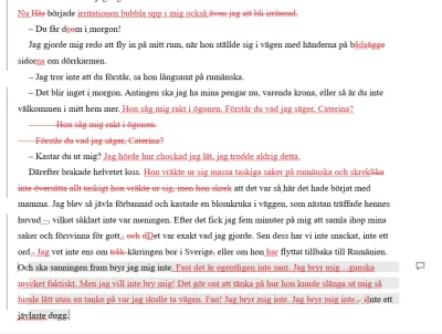 Jag hjälper dig att redigera dina romaner